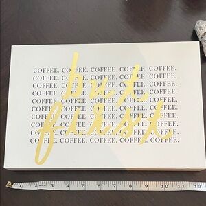But first coffee wooden sign